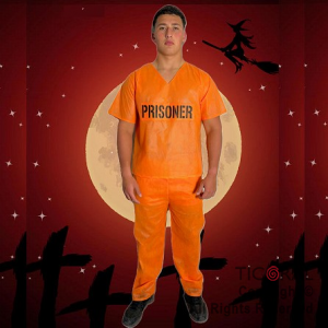 DISFRAZ PRESO NARANJA ADULTO CR x 1